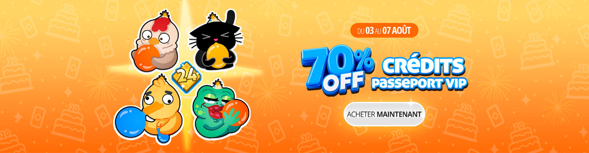 ? L'anniversaire approche ! Profitez de 70% de r�duction sur tout et f�tez avec nous !