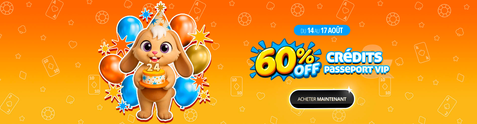 ????? Votre v?u s'est r�alis� : 60% de r�duction sur les cr�dits et pass vip !